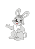 Easter Rabbit Cartoon Image